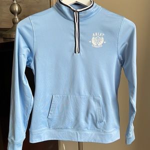 Ariat tek cold series kids large quarter zip pullover